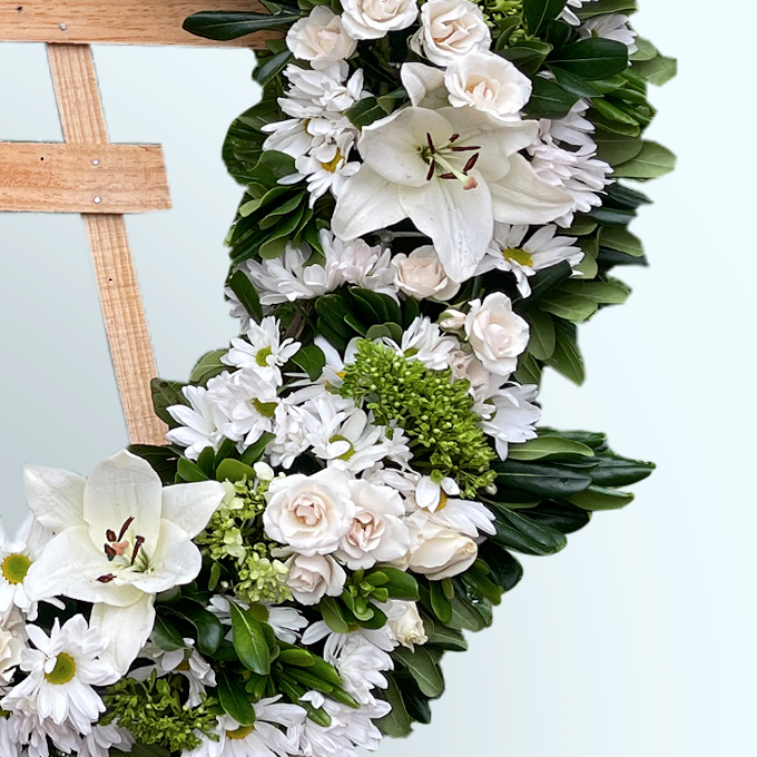 Corona de Flores Condolencias